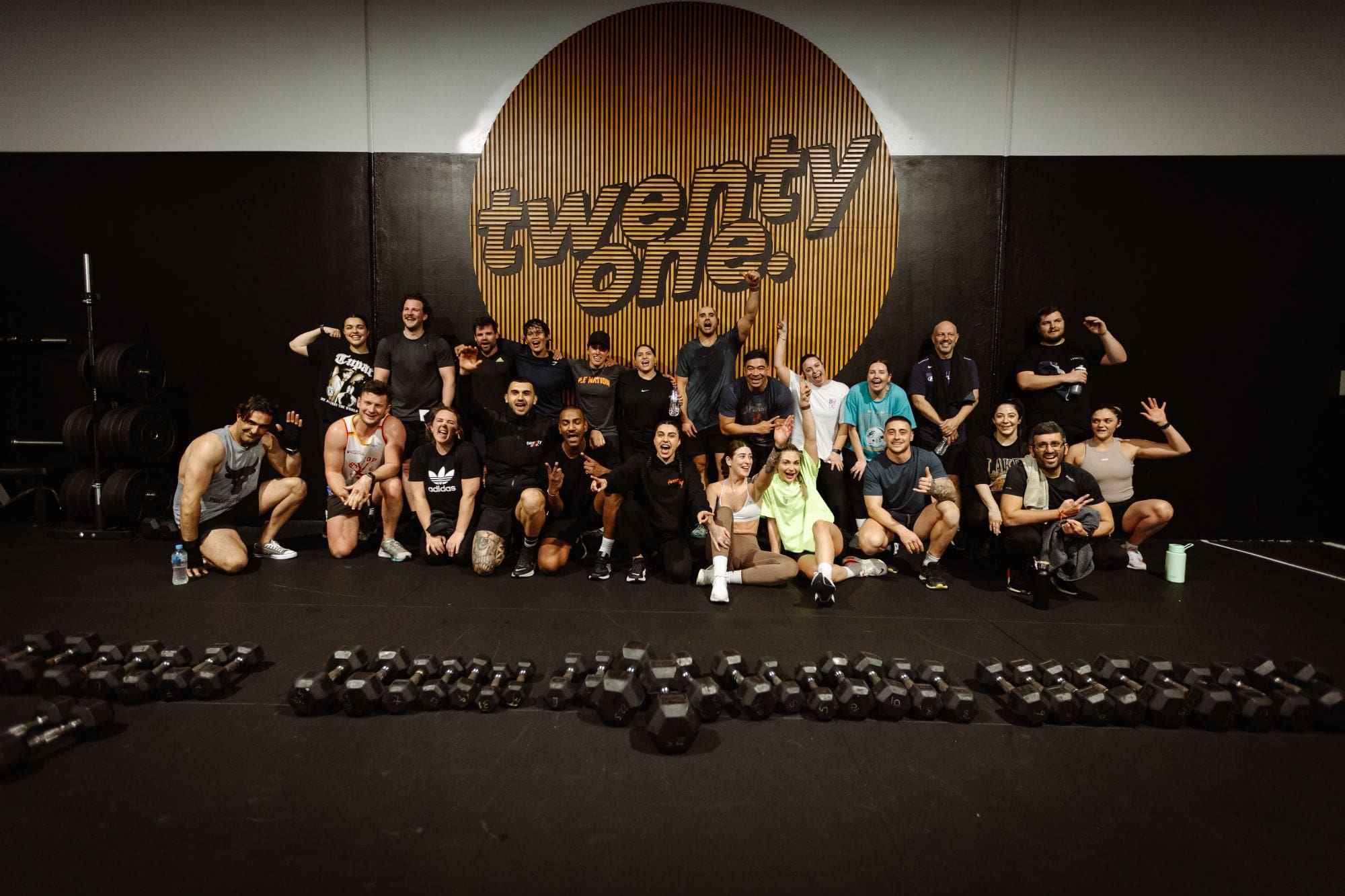 Group Class Photo at Twenty One Training in Airport West